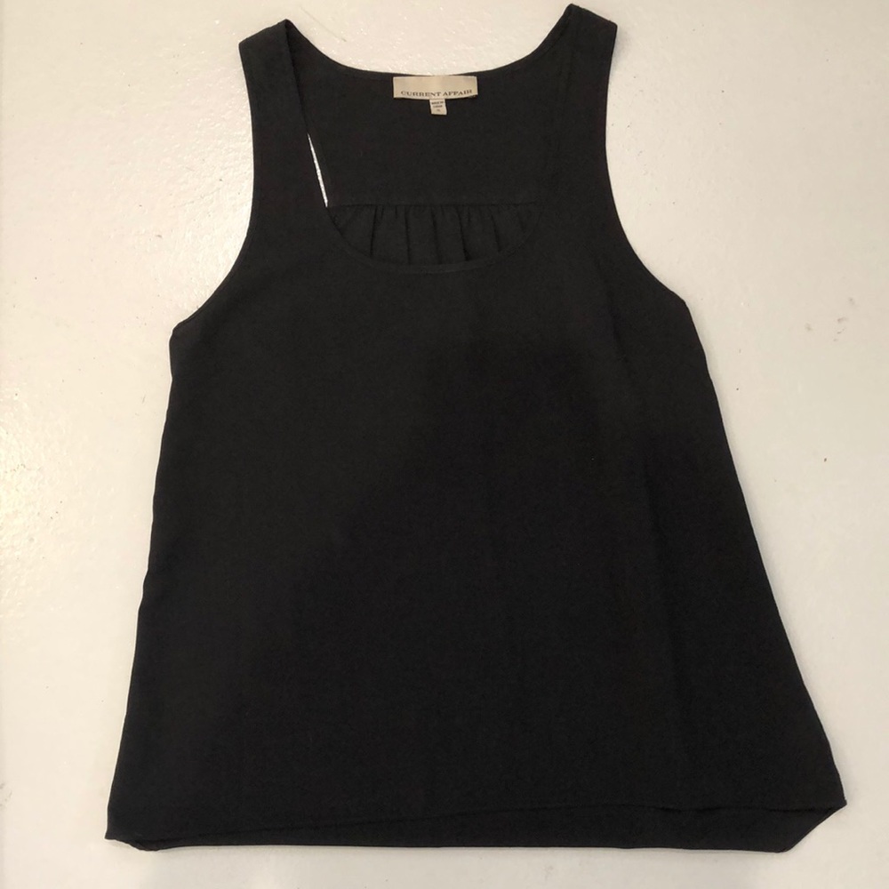 Black tank blouse